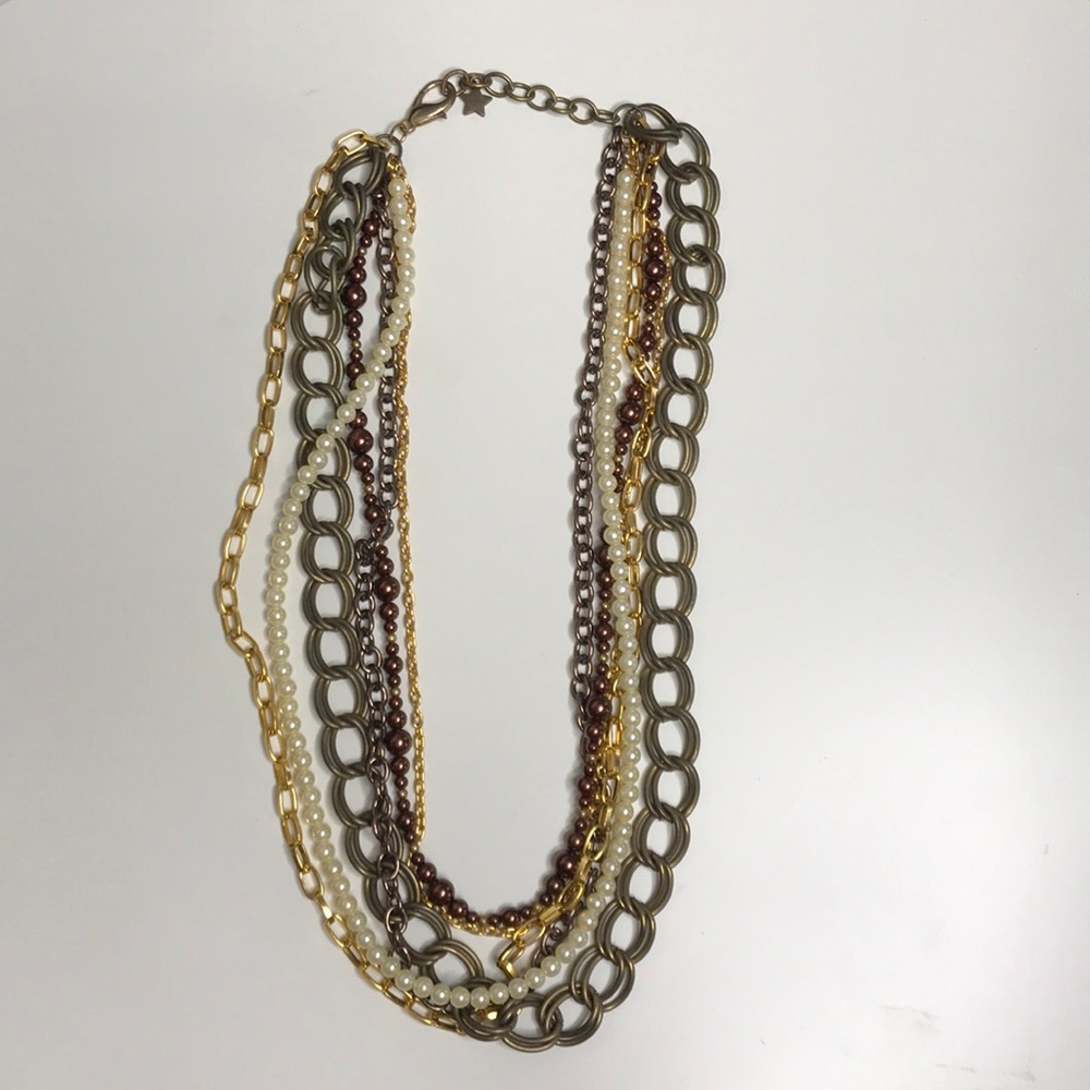 Beautiful multi chain necklace